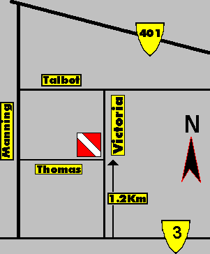 MMI Scuba Map