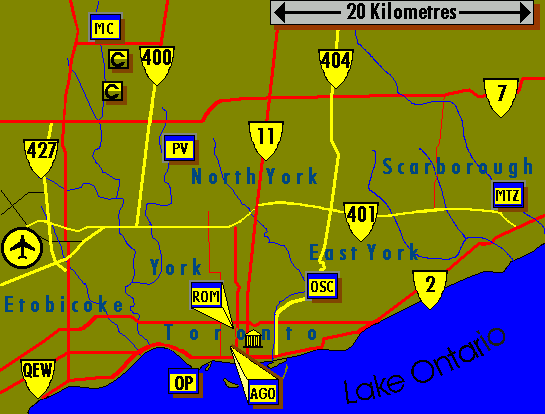 Metro-Toronto Map